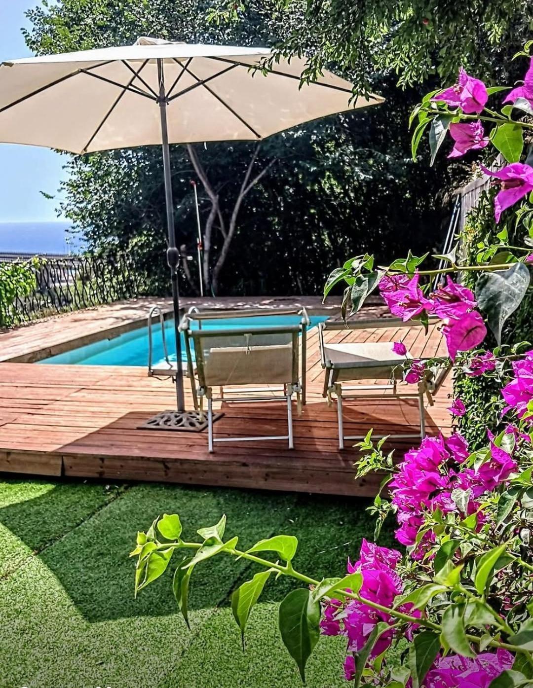 Flat With Panoramic Terrace And Private Pool Mt5X3 Appartement Taormina Buitenkant foto